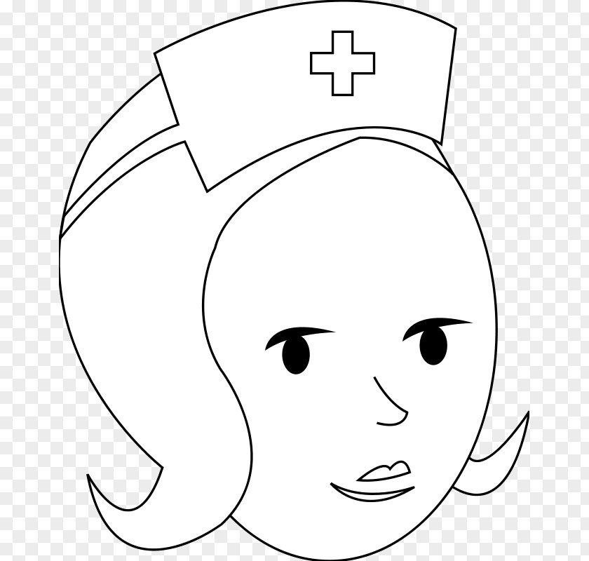 Free Nursing Images Coloring Book Nurses Cap Child Clip Art PNG