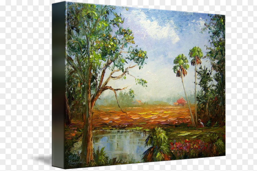 Painting Watercolor Acrylic Paint Gallery Wrap Art PNG