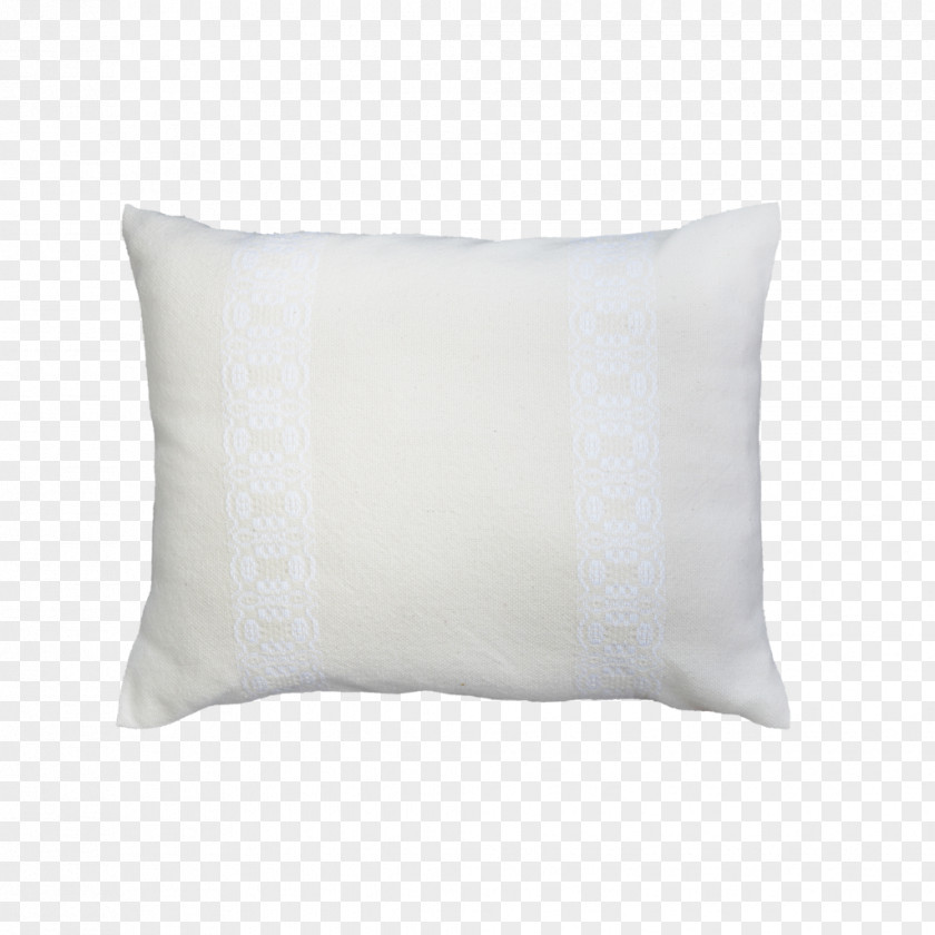 White Pillow Throw Cushion Rectangle PNG