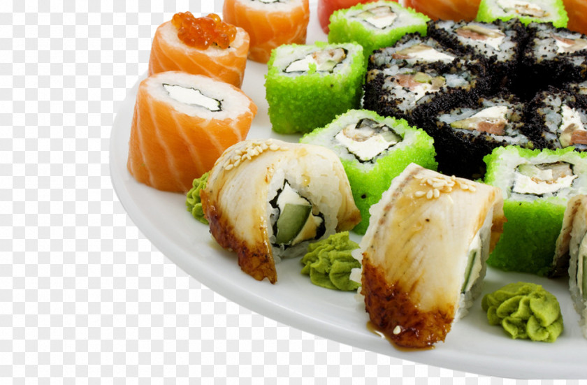 Glutinous Rice Cake Cuisine Japanese Sushi Spring Roll Seafood Wallpaper PNG