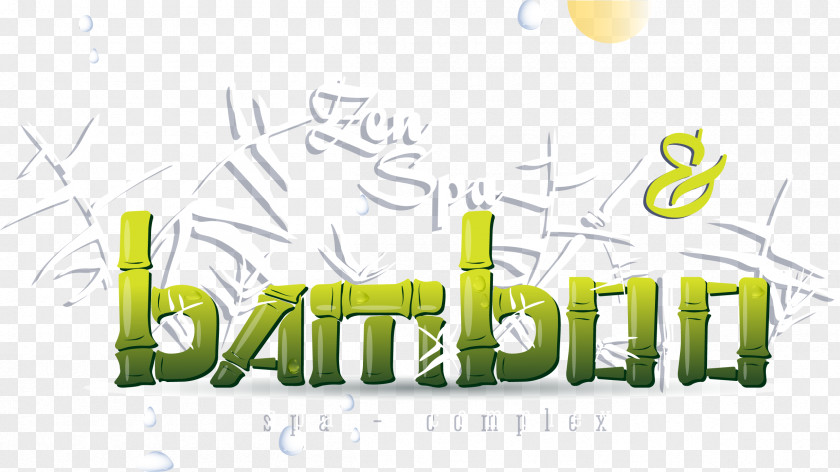 Vector Bamboo Body Green Logo PNG