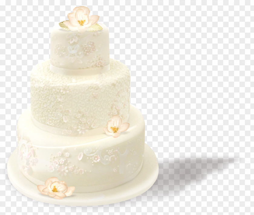 Wedding Cake Torte Buttercream Decorating PNG