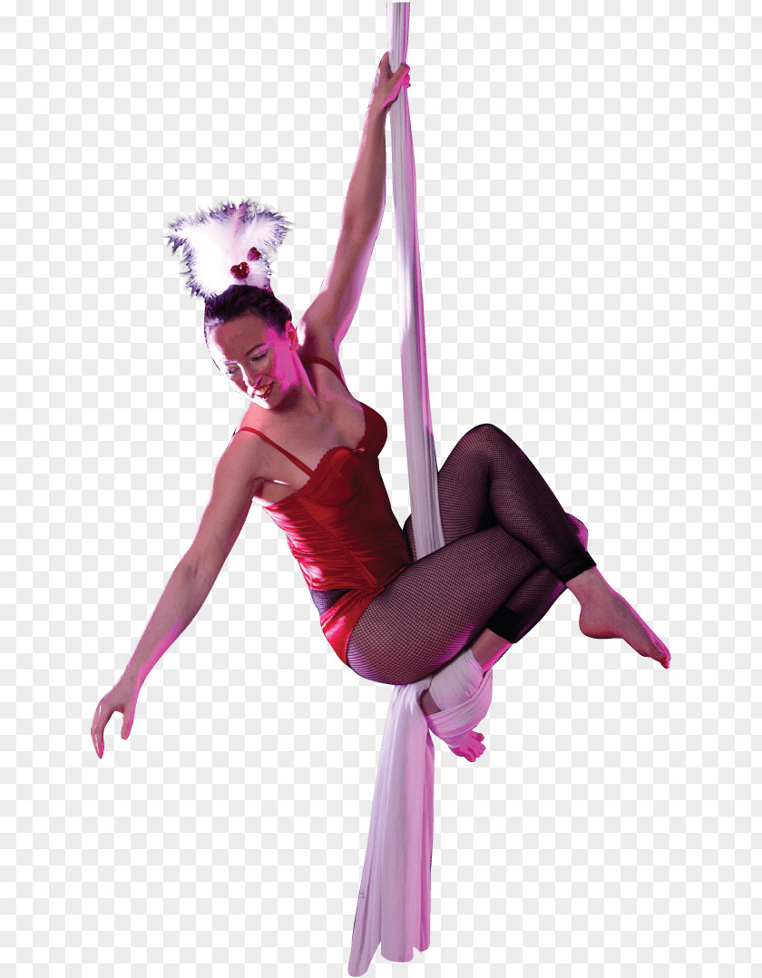 Circus Silk Artist PNG Artist, woman dancing on fabric cloth clipart PNG