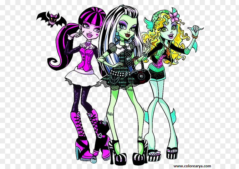 Doll Monster High Frankie Stein Party Mattel PNG