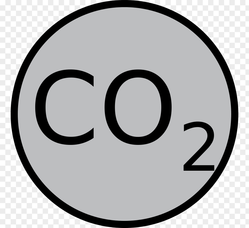 Symbolic Carbon Dioxide Symbol Chemistry Black PNG