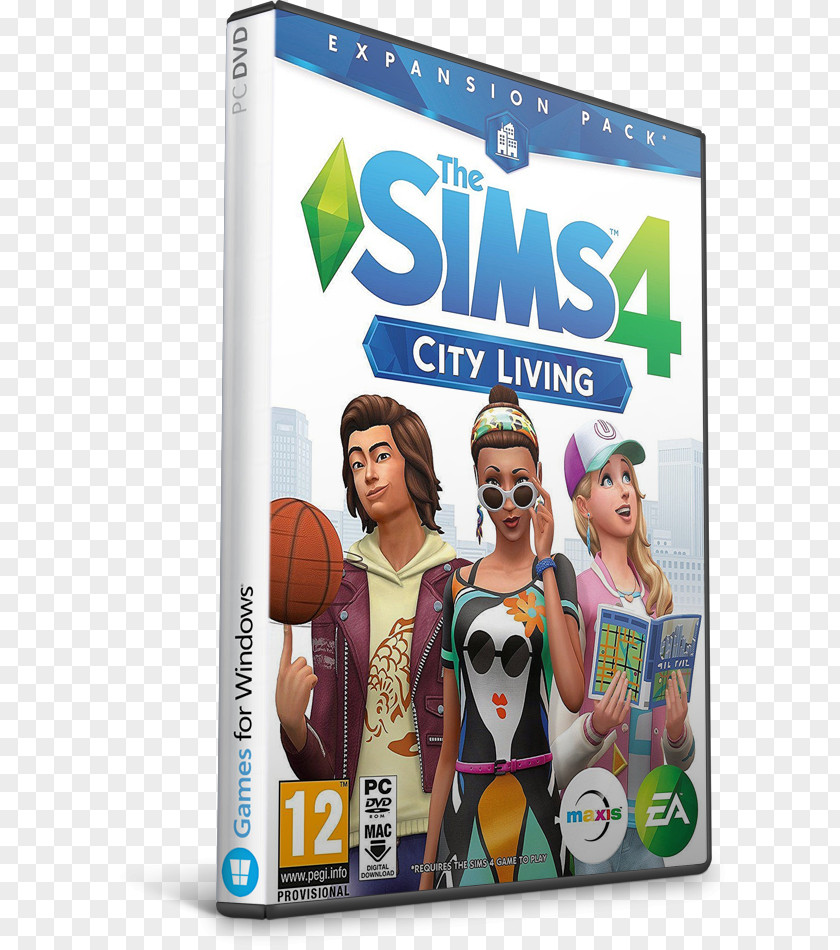 The Sims 4: City Living 3 Cats & Dogs Video Game PNG