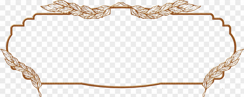 Title Frame Gold Painting Body Jewellery PNG