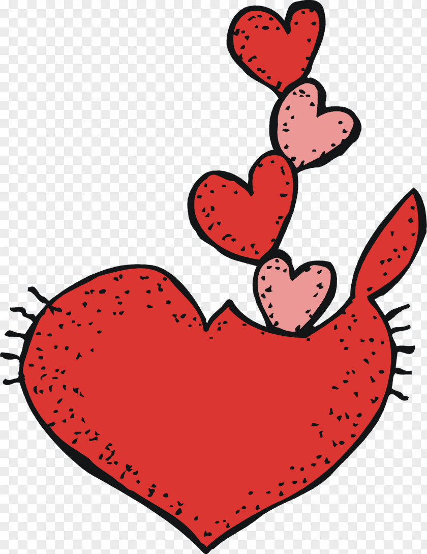 Valentine's Day Heart Romance Gift Clip Art PNG