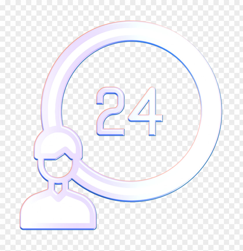 24 Hours Icon Help Contact And Message PNG