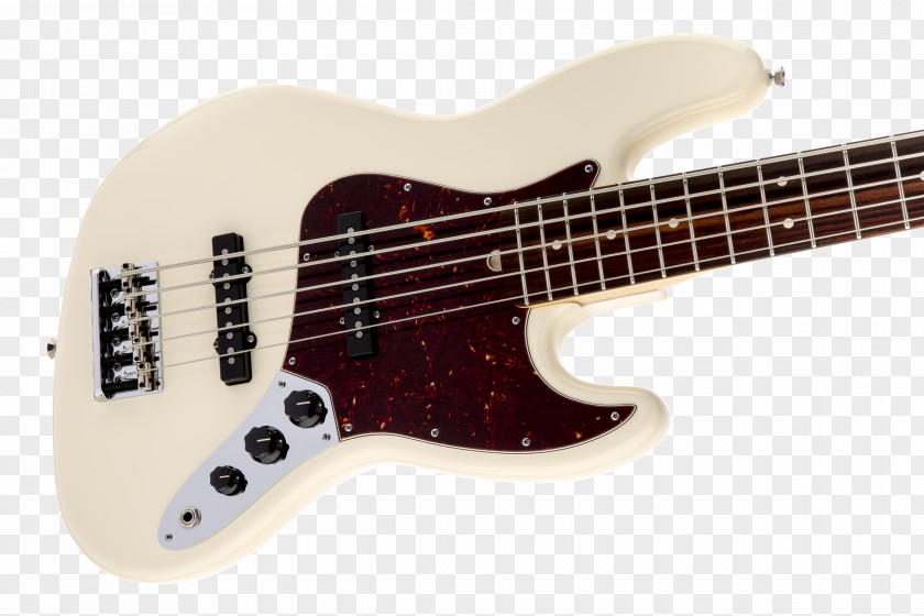 Bass Guitar Fender Jazz V String Instruments Squier PNG