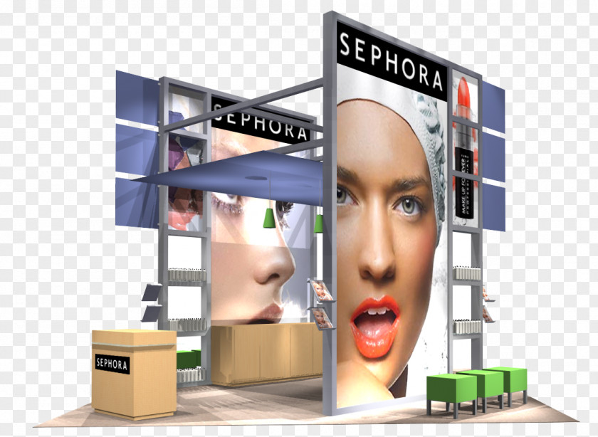 Business Sephora Display Advertising PNG