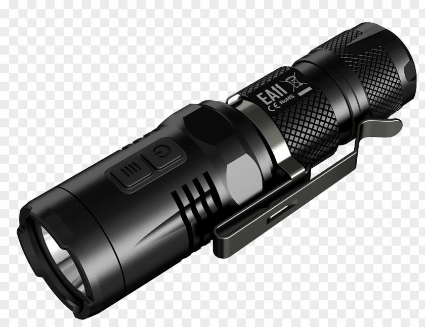 Light Flashlight Nitecore Ea11 Linterna Cree-led Xm-l2u2 Impermeable 900 Lumen Light-emitting Diode PNG
