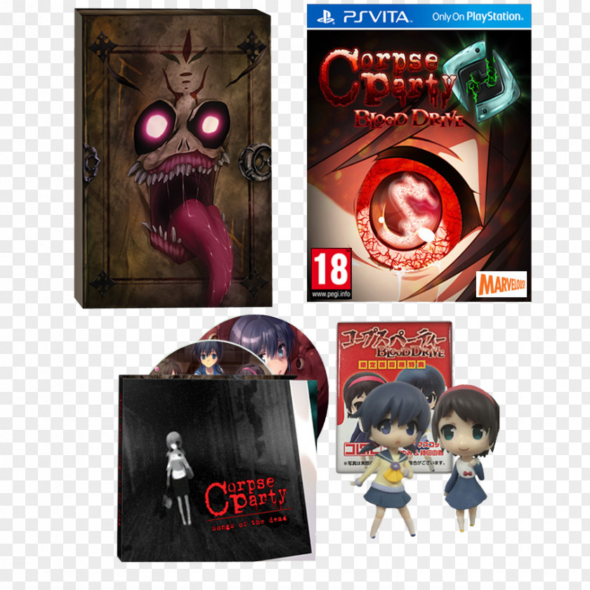 Playstation Corpse Party: Blood Drive PlayStation Vita Video Game Root Letter Chaos;Child PNG