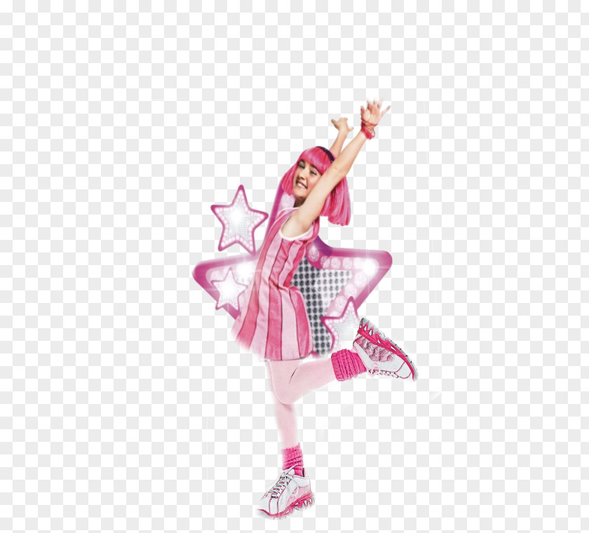 Stephanie (lazytown) Performing Arts Costume Dance Pink M Shoe PNG
