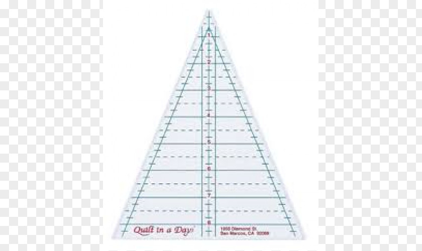Triangle Ruler Quilt In A Day Quilting Angle Patchwork PNG