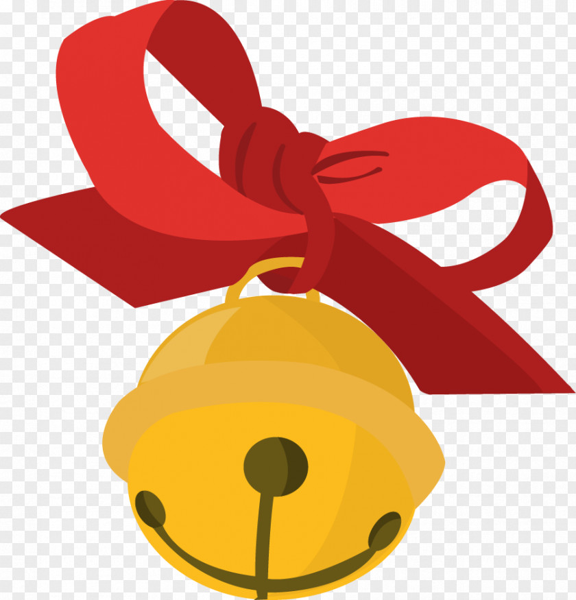 Vector Christmas Decoration Bell PNG