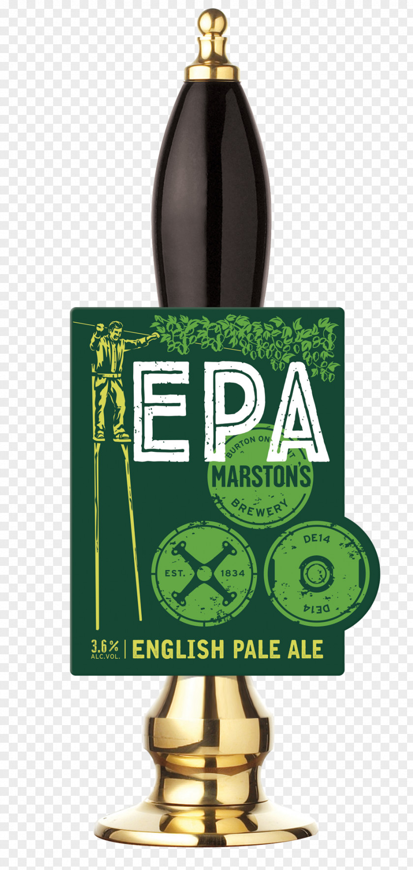 Bottle Marston's Brewery Font PNG