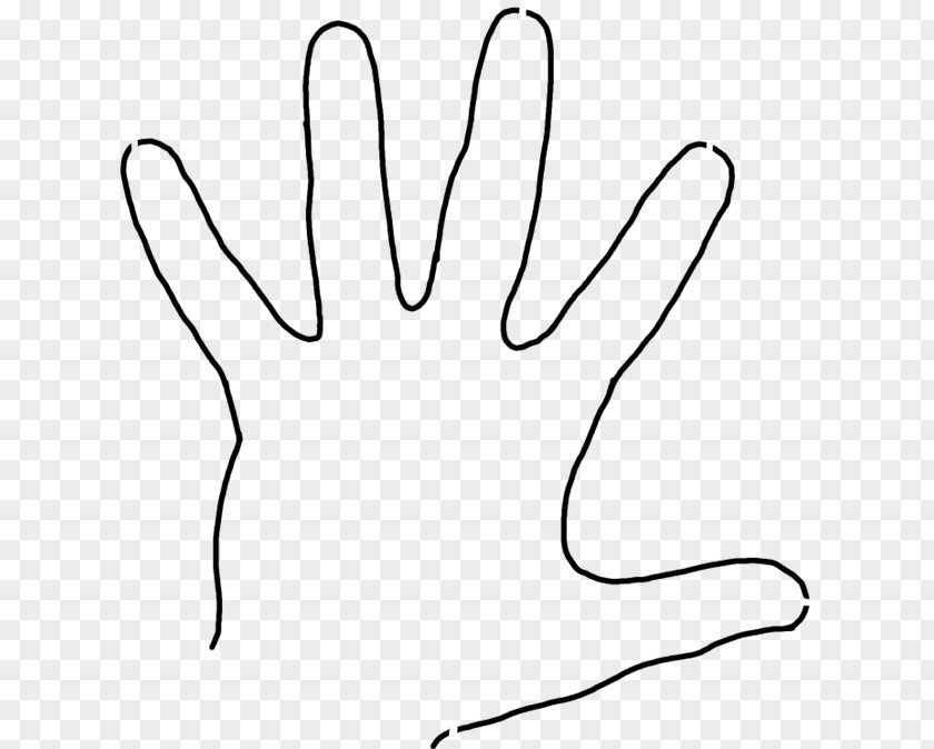 Paper Line Hand Drawing Finger Thumb PNG