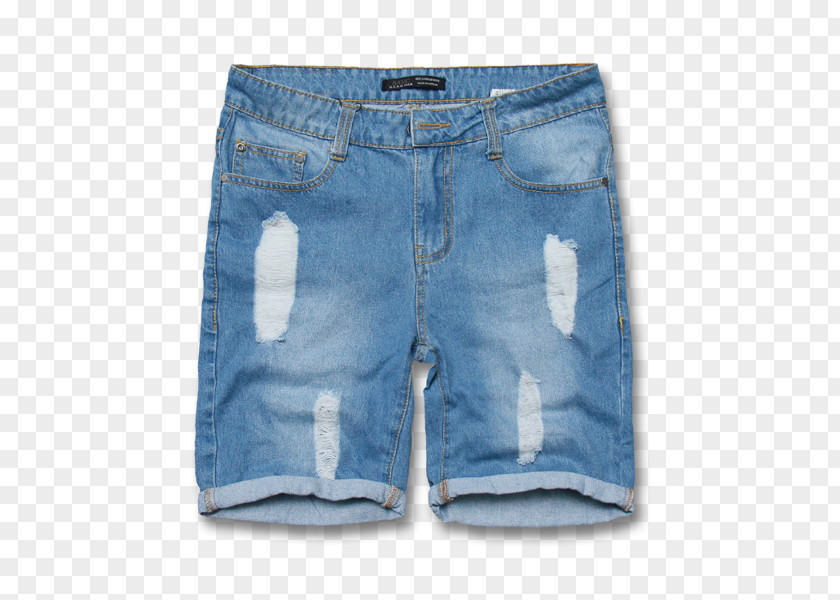 Jeans Denim Bermuda Shorts Pocket PNG