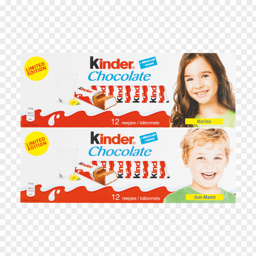 Kinder Chocolate Aldi Productinformatie PNG