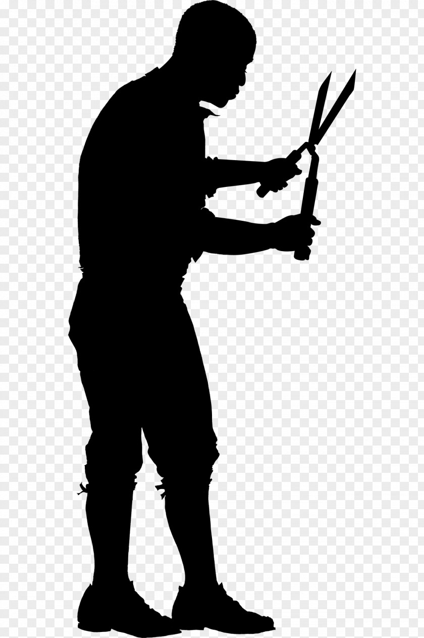 M Clip Art Silhouette Line Weapon Black & White PNG