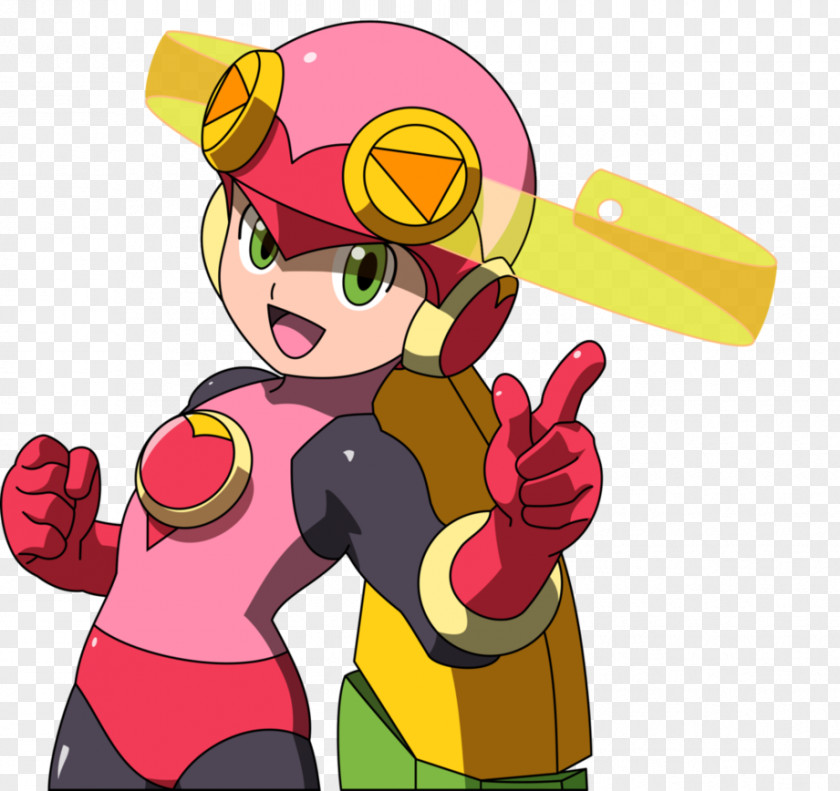 Mega Man Battle Chip Challenge Roll.EXE Art CrossFusion PNG