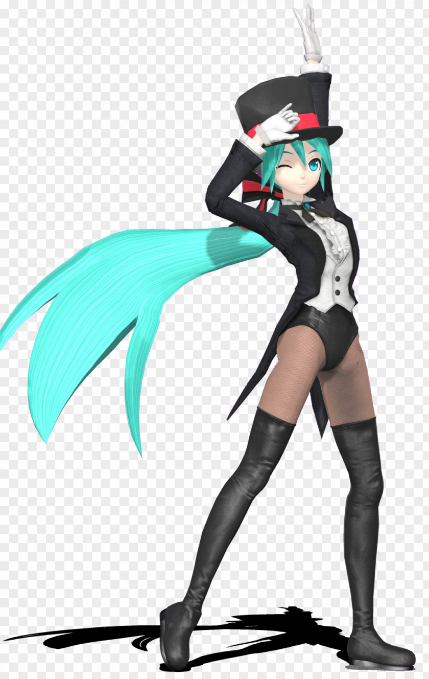 Hatsune Miku Normal Mapping MikuMikuDance Clover Club Cocktail Shader PNG