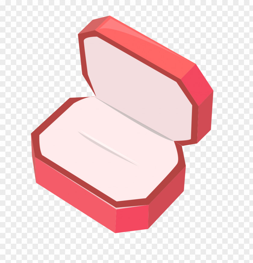 Red Jewelry Box Ring Jewellery PNG