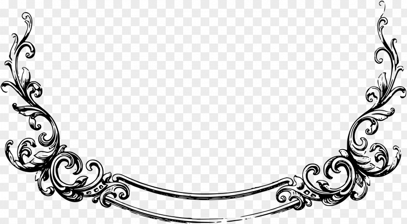 Vintage Scroll Drawing Clip Art PNG