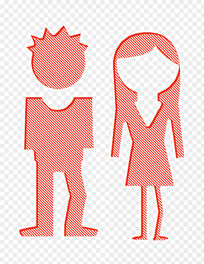 Academic 2 Icon Education Students Couple Full Body View PNG