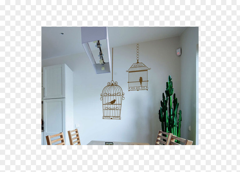 Bird Wall Cage Sticker Ceiling PNG