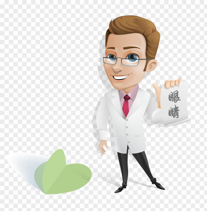 Cartoon Business People Icon PNG