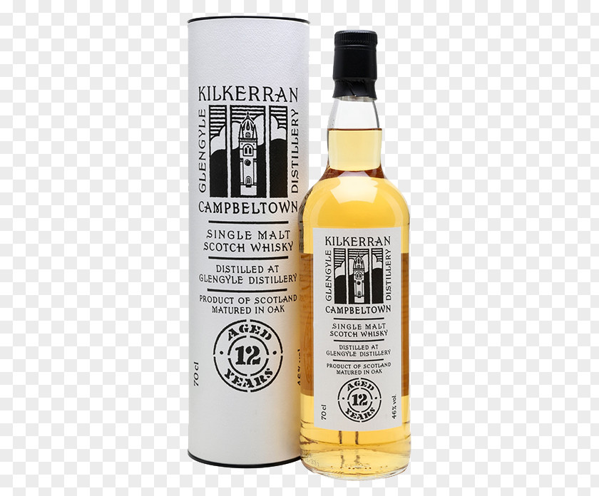 Island Single Malt Glengyle Distillery Whiskey Scotch Whisky Kilkerran 12 Year PNG