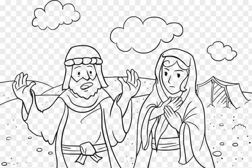 Abe Bible Story Binding Of Isaac Coloring Book Genesis PNG