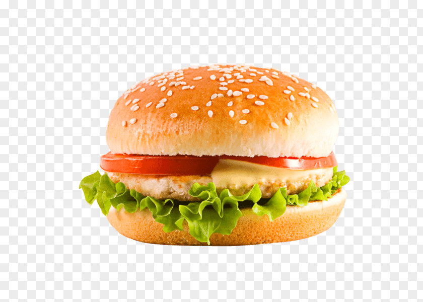 Chicken Hamburger Cheeseburger Sandwich PNG