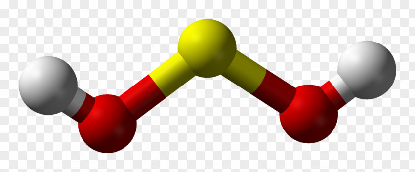 Molecular Model Sulfoxylic Acid Peroxymonosulfuric Sulfurous PNG