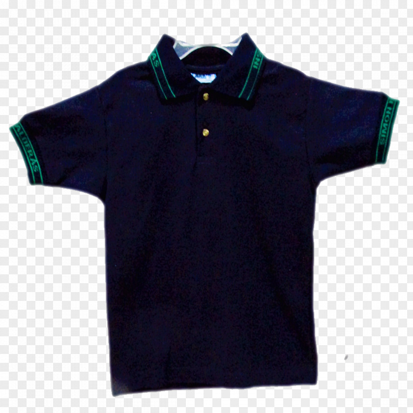 T-shirt Polo Shirt Collar Blue Uniform PNG