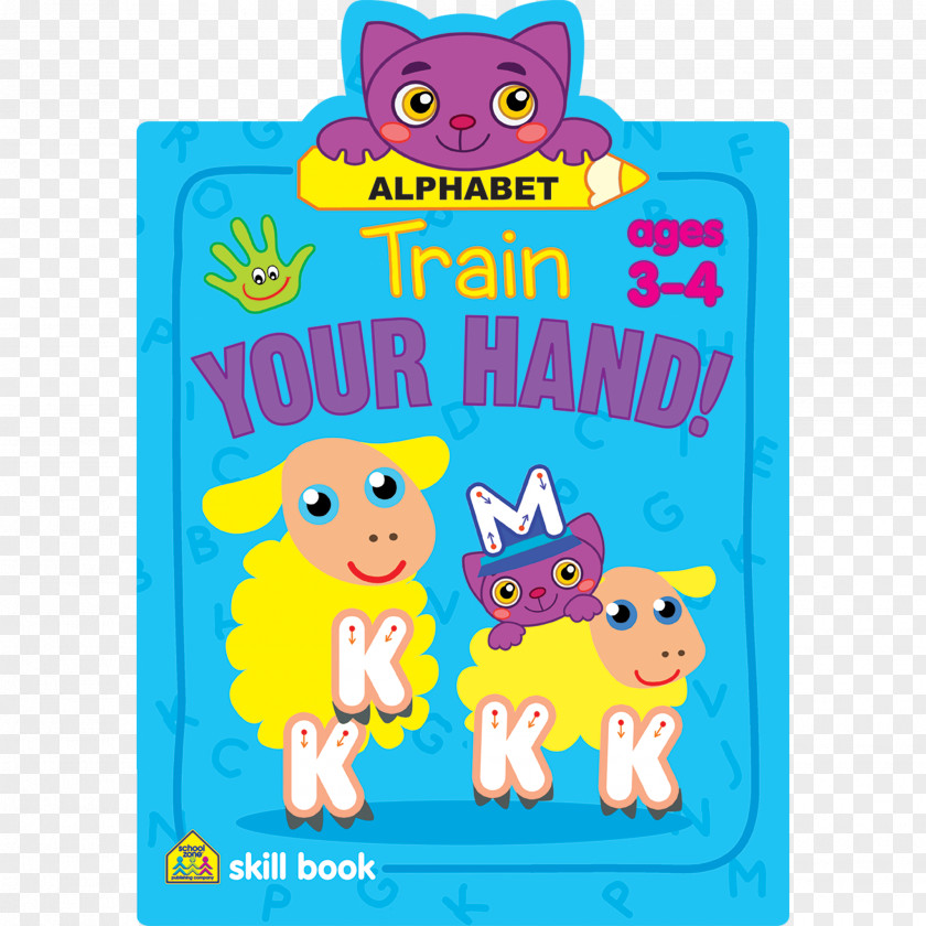 Book Train Your Hand! Hand Alphabet Lines PNG