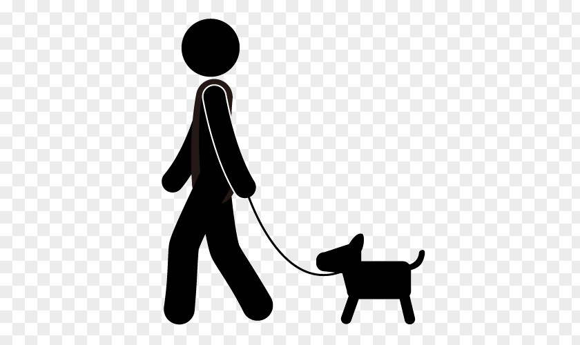 Dog Pictogram Walking Stick Figure PNG