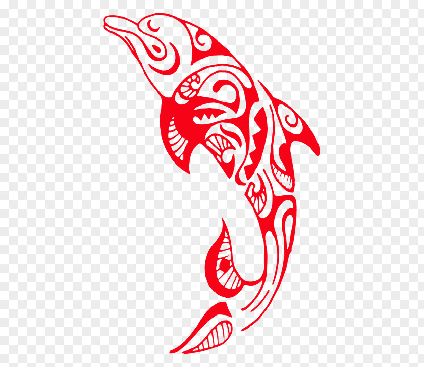 Dolphin Tattoo Polynesia Māori People Porpoise PNG