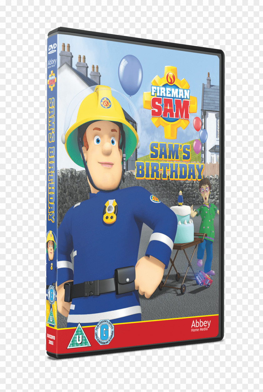 Fireman Sam Sam's Birthday Fun Run DVD PNG