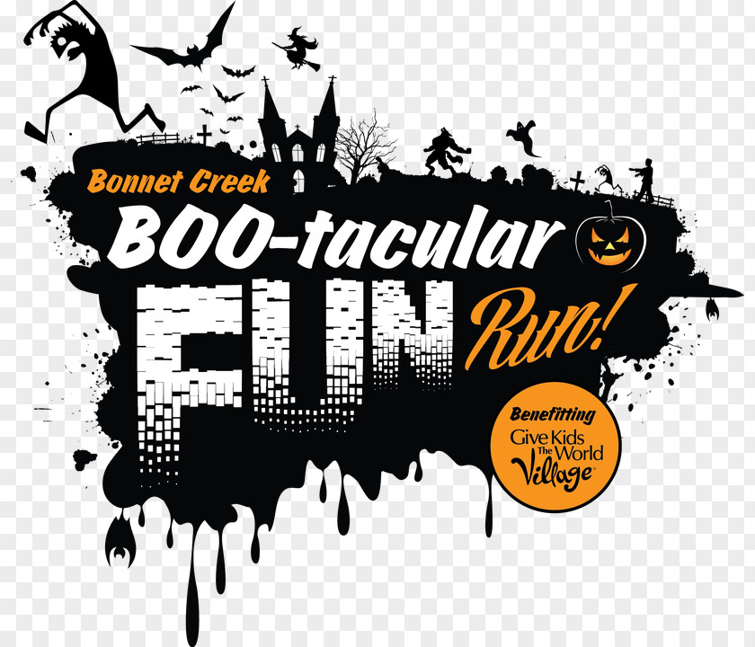 Fun Run Graphic Design Costume Halloween PNG