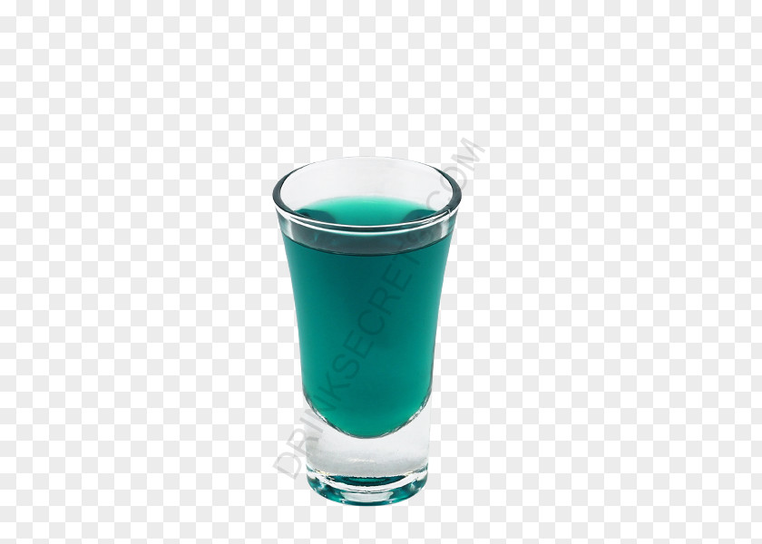 Glass Blue Hawaii Highball Turquoise PNG