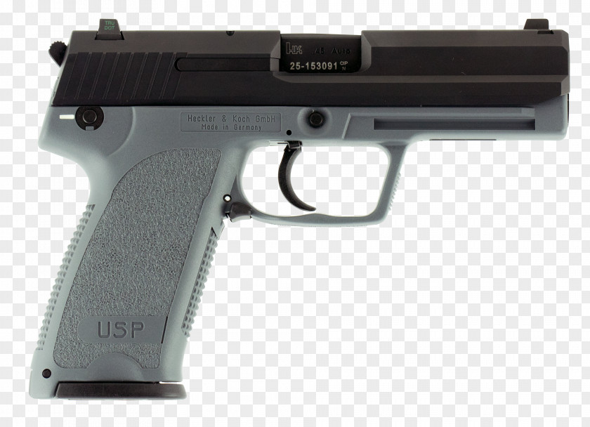 Handgun Heckler & Koch USP .45 ACP Firearm Pistol PNG