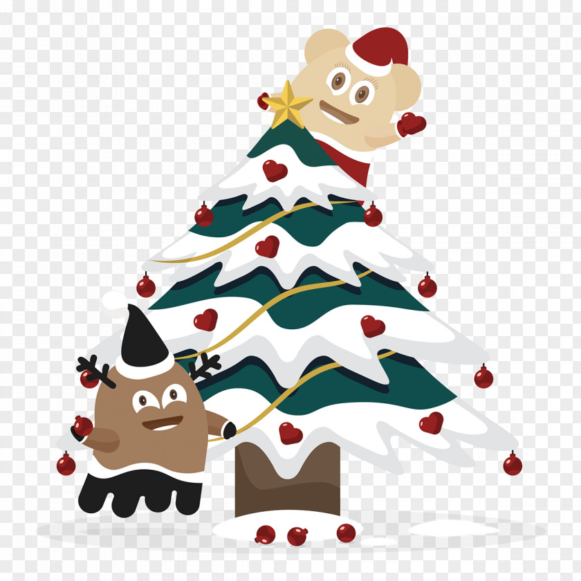 Interior Design Santa Claus Christmas Tree PNG