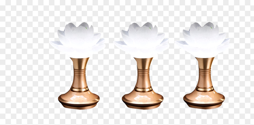 White Lotus Lamp Ornament Material RGB Color Model PNG