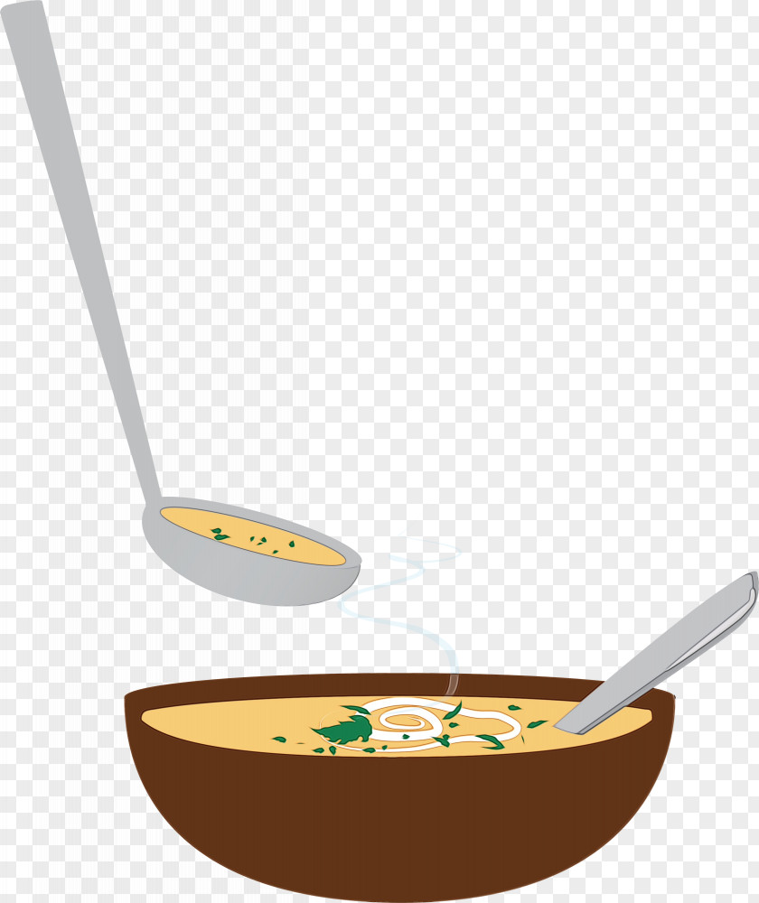 Cookware And Bakeware Ladle Watercolor Cartoon PNG