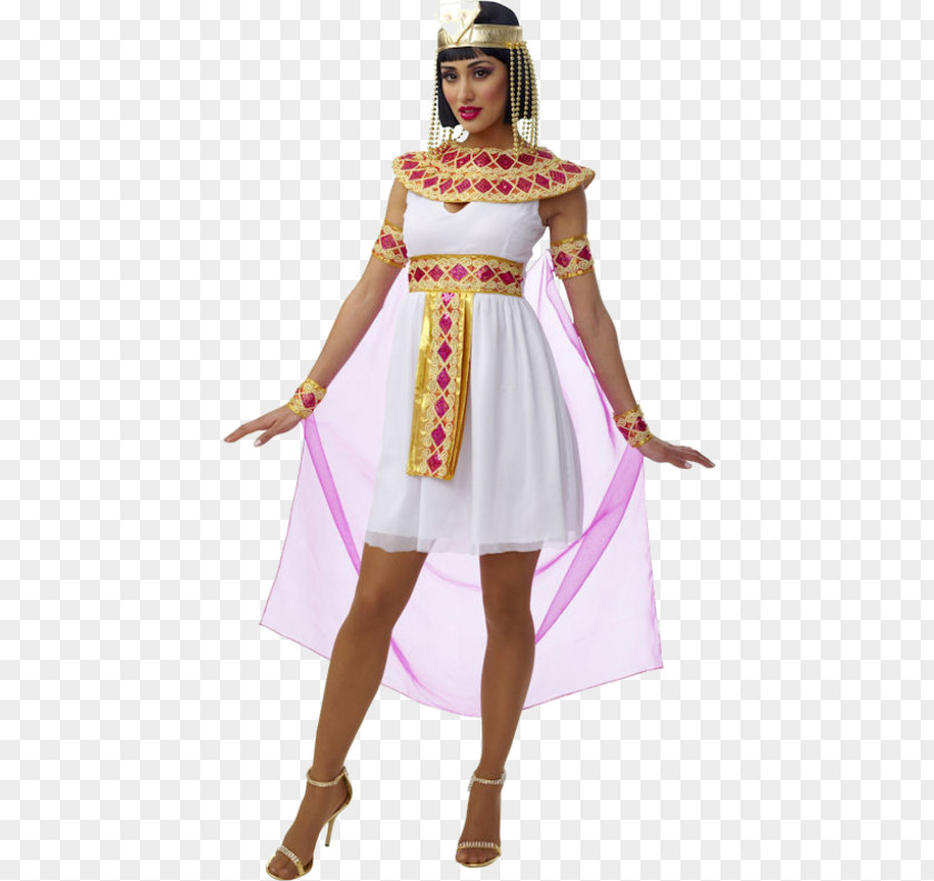 Dress Cleopatra Costume Party Halloween PNG
