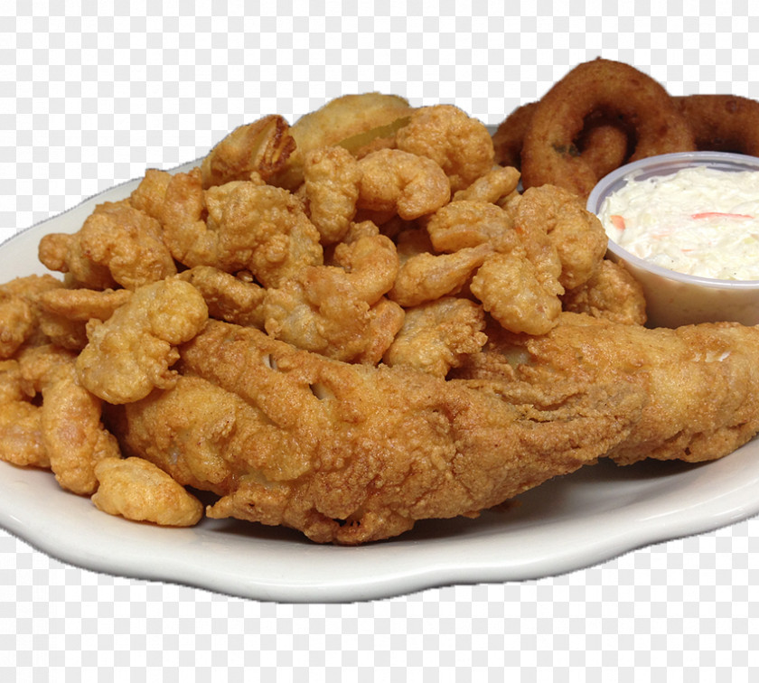 Fish Restaurant Crispy Fried Chicken Nugget Fingers Clams PNG