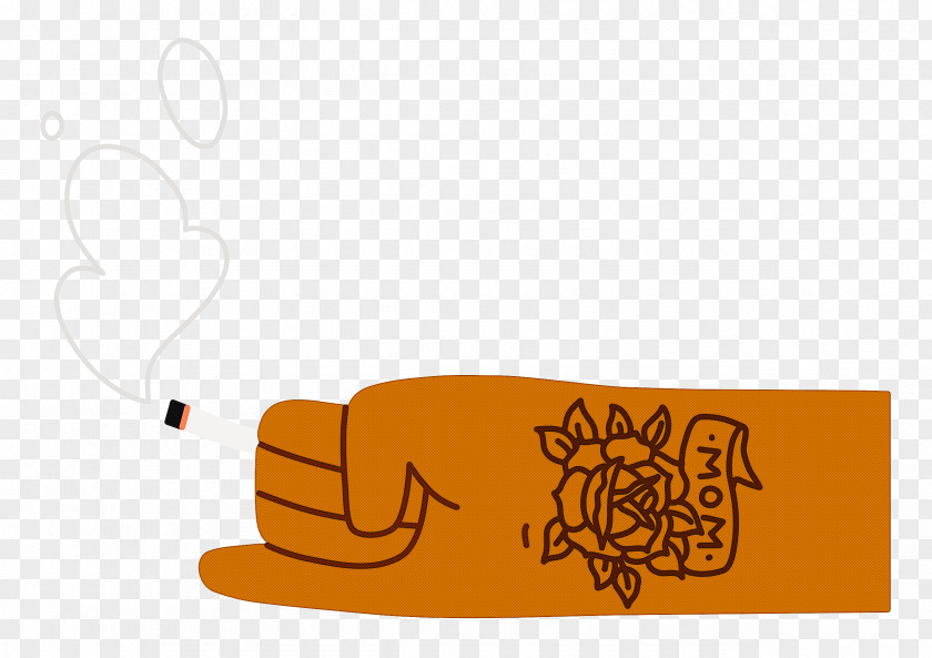 Hand Holding Cigarette PNG